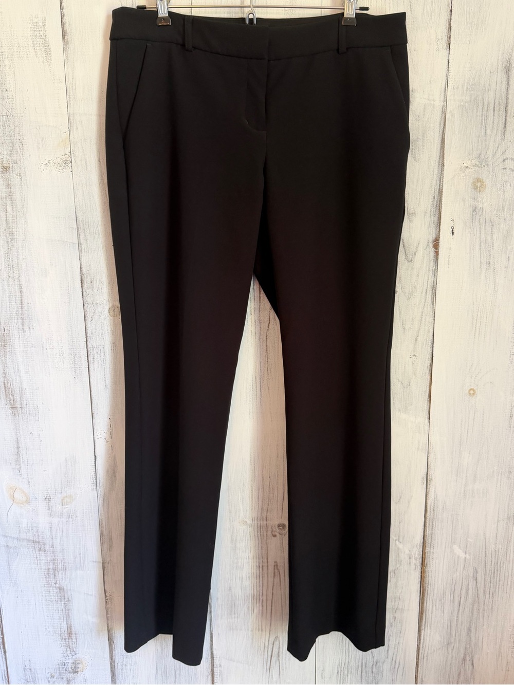 Express Black Straight-Leg Trousers